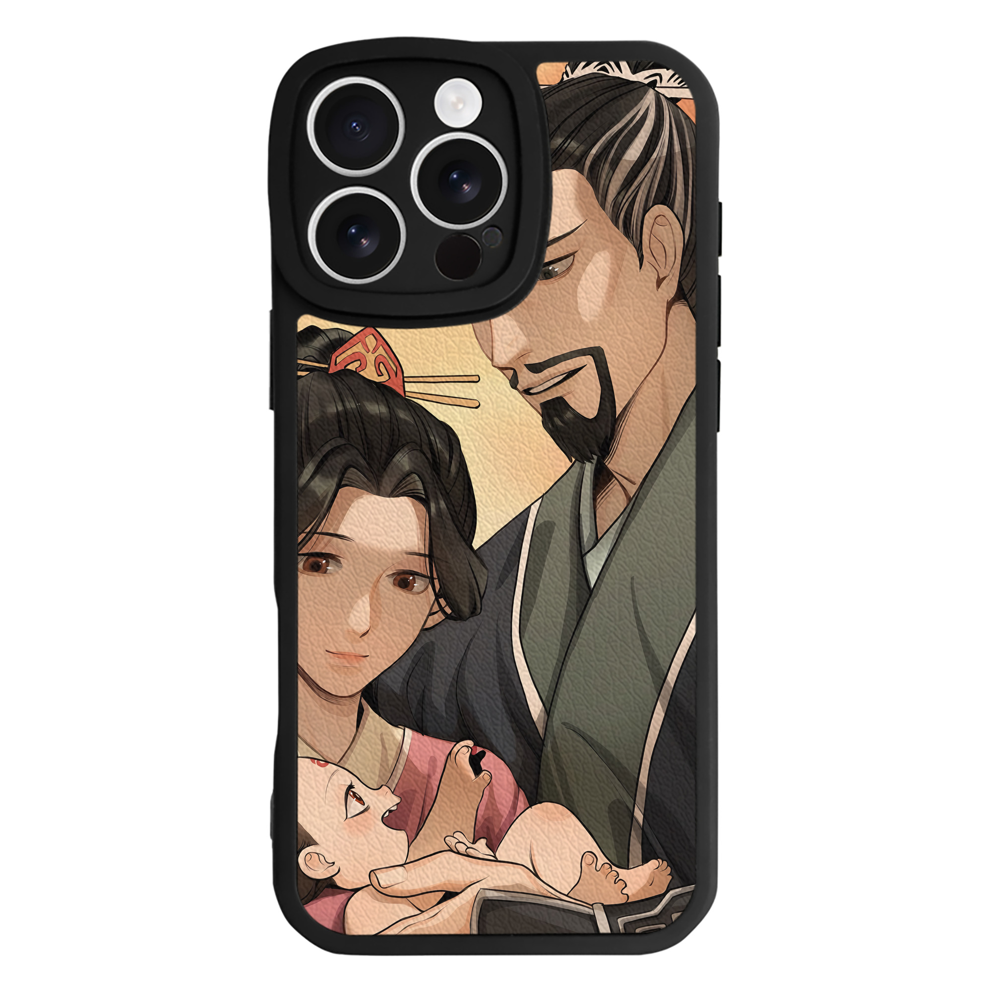 （画像用） Ne Zha 2 ナタ 魔童の大暴れ 【iPhone 16シリーズ対応】シリコンスマホケース（レザー調） 材質：シリコン